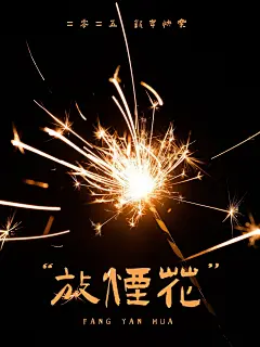 春节烟花氛围感晒照PLOG