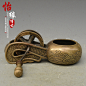 古玩古董杂项 黄铜龙纹仿古老墨斗老货旧货怀旧民俗用品收藏-淘宝网