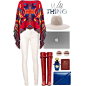 A fashion look from November 2014 featuring Polo Ralph Lauren, white skinny jeans and leather boots. Browse and shop related looks.