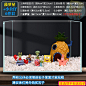 菠萝屋鱼缸造景卡通摆件躲避屋海绵宝宝房子装饰套餐蓝胖子潜水员-tmall.com天猫