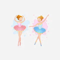 可爱的卡通少儿芭蕾舞者插画高清素材 卡通 可爱 培训班 女孩 少儿 少儿芭蕾 插画 教育 水彩 海报 舞者 芭蕾 芭蕾舞 免抠png 设计图片 免费下载