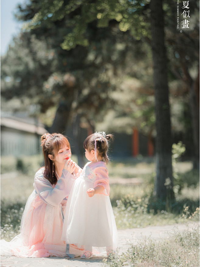爱豆纪实 ❥ »» 古风汉服母女亲子照来...