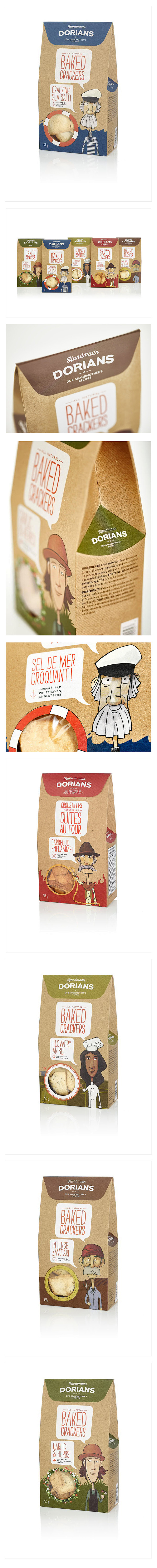 有趣的插画-Dorians饼干牛皮纸环保...