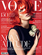 iris cover Iris Egbers Flaunts Red Hair for Vogue Portugals March 2013 Cover