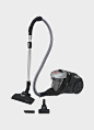 Hoover Bagless Pet Cylinder Vacuum Cleaner with Allergy Care - H-POWER : Suction - Motorised mini-turbo brush loosens and lifts out stubborn pet hair Performance - Highly effective cleaning with FREE 3-year warranty** Reach - Long 1.5m stretch hose plus 2