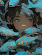 ❤️‍Midjourney｜海的女儿