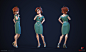 Lady Detective (Game Model), , YuZach - CGSociety