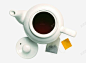 白色茶壶高清素材 俯视图 吊茶 泡茶 瓷器 茶具 茶包 茶壶 元素 免抠png 设计图片 免费下载 页面网页 平面电商 创意素材
