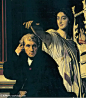 作　　者：让-奥古斯特-多米尼克·安格尔 - Jean-Auguste-Dominique ingres
作品名称：凯鲁比尼与抒情诗缪斯 - cherubini with the muse of lyric poetry
作品尺寸：
作品年代：
作品材质：布面油画