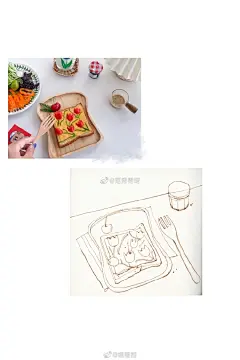 #手绘##插画# 投稿:@范秀男呀 |

手绘美食线稿
#速写# ​​​​