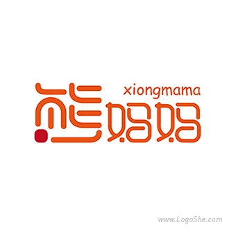 熊妈妈字体设计_logo设计欣赏_标志设...