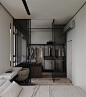 4 Super Swish Interiors With a Chic Neutral Palette : Modern home interiors with neutral decor colours. Featuring beautiful sofas, room divider ideas, modern kitchens, chic dining sets, and modern lighting designs.
