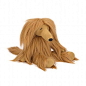 Annabel Afghan | Jellycat - A true dog diva, that’s Annabel Afghan. This soft toy is always centre of attention, with her long, soft caramel fur. Her magnificent muzzle is squidgy and golden, with a cute black nose, and we all want a hug from those flopsy