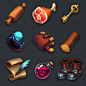 Props icons design for games