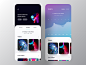 Broadcasting iOS App UI Exploration : Collection of cool app ui from our recent Dribbble shots. All the r