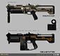 DXMD Weapon Concept design & Skin Graphic design, Martin Sabran "MSab" : Deus Ex Mankind Divided Concept on 2 of the main new weapons alternate from DXHR : Sniper Rifle  & Tranquilizer Rifle.
