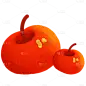 新式节日主题插画贴纸