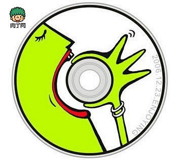 CD涂鸦 手绘光盘封面设计 #采集大赛#