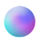 炫彩球-炫彩渐变球-浅蓝紫炫彩球