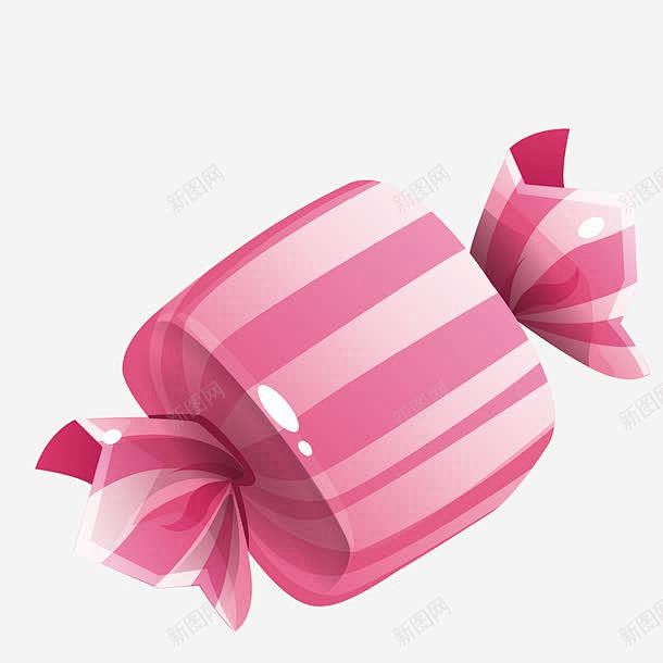 粉色条纹包装糖果 免费下载 页面网页 平...