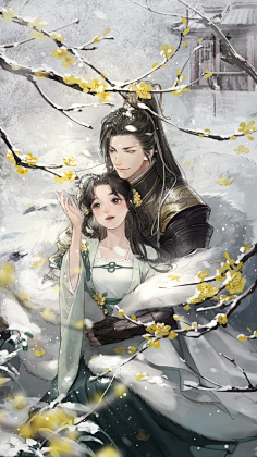 帅哥美女画