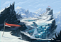 CGwall游戏原画网站_雪山原画