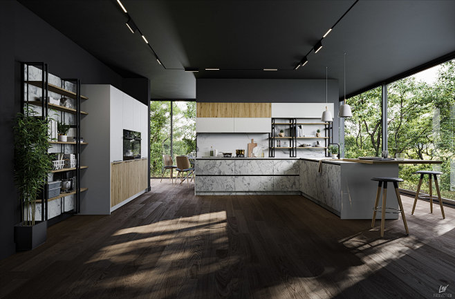 Kitchen MODO : Visua...