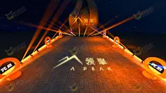 发布会历程展示区活动舞台舞美3d效果图