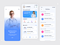 Medical Mobile App app clean clinic design doctor doctor app doct