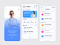 Medical Mobile App app clean clinic design doctor doctor app doctor appointment health healthcare hospital illustration ios medical app medicine minimal mobile mobile app patient app ui ux