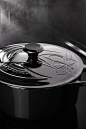 Rule your cooking destiny. Embossed with the iconic villain’s menacing mask, our special-edition Darth Vader Round Dutch Oven is perfect for those who prefer to roast and braise on the “dark side.” Finished in a gloss black exterior, the lid’s interior ca