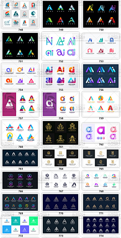 花卷加糖采集到AI 部门logo参考