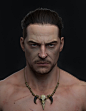 Warrior Portrait, Fareed Nagy : I started this project solely to learn hair grooming and Xgen for the first time. The project grew beyond Xgen study/practice where I also learned to utilize XYZ displacement packages with Mari.
Albedo was polypainted using