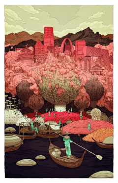 手绘插画-张惜-花瓣网|陪你做生活的设计师 | 插画师-张惜