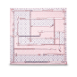 Monogram Confidential 方巾 :  Monogram Confidential 方巾 此款丝质斜纹方巾以Monogram花纹为背景，印有标志性的路易威登设计元素：皮革带、金属链与挂锁，是赠礼的理想之选。