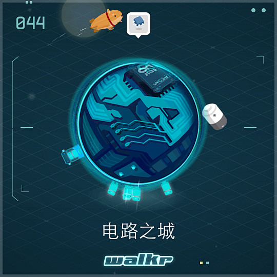 看看我美丽的「电路之城」星球与广大的银河...