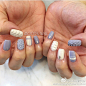 #knitted nail##毛衣甲#  天冷了，给指甲也穿件毛衣  ​​​ 