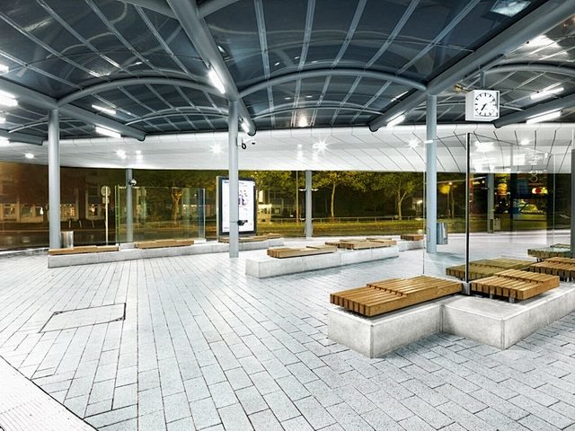 德国汉堡Poppenbüttel汽车站 ...