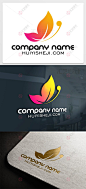 蝴蝶logo标志蝴蝶商标设计
