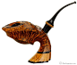 This one is a work of art.  Alex Florov Smooth Leaping Fish with Masur Birch Pipes at Smoking Pipes .com