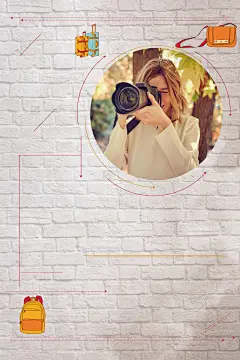 简约文艺毕业季旅游海报背景素材 设计图片 免费下载 页面网页 平面电商 创意素材