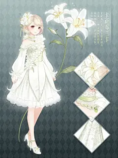 奇迹暖暖高清最新套装临摹图鉴无水印套装图鉴细节壁纸高清漫画插画素材，梦幻，甜美，校园，喜欢就关注我哦～