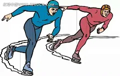 溜冰卡通画插画|竞技比赛|卡通画|溜冰|生活百科|矢量素材|手绘|体育运动|运动员|手绘插画图片场景插画|内衣美女矢量插画|绿色风景插画插画|插画设计 插画