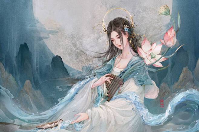 九歌 湘夫人_哗哗huahua哗哗__插...