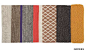 代购 GIRONES天然纯手工编织100%羊毛Mangas地毯多色西班牙原装进口 原创 设计 新款 2013 正品
