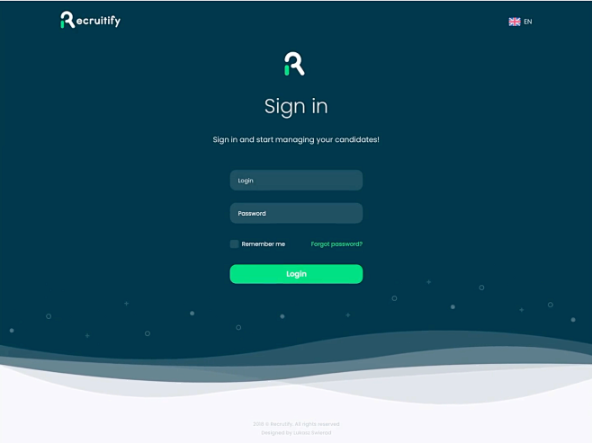 Login animation by L...