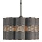 Currey & Company Wilkes Chandelier In Mole Black With Wrought Iron By Currey