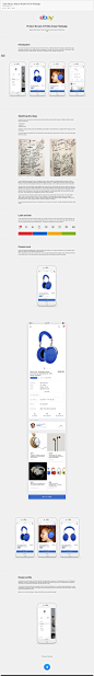 Case Study: eBay's Mobile UI/UX Redesign on Behance