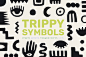 141款迷幻符号手绘涂鸦符号剪贴画抽象艺术AI矢量设计素材 TRIPPY SYMBOLS – 图渲拉-高品质设计素材分享平台