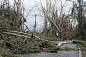 Photos of Puerto Rico After Hurricane Maria : On Wednesday, Hurricane Maria crashed across the entire U.S. territory of Puerto Rico, making landfall with winds approaching 150 mph (240 kph).